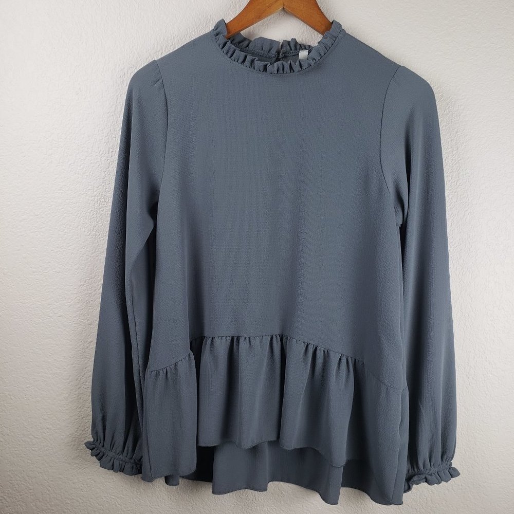 Orange Creek Charcoal Gray Blouse
